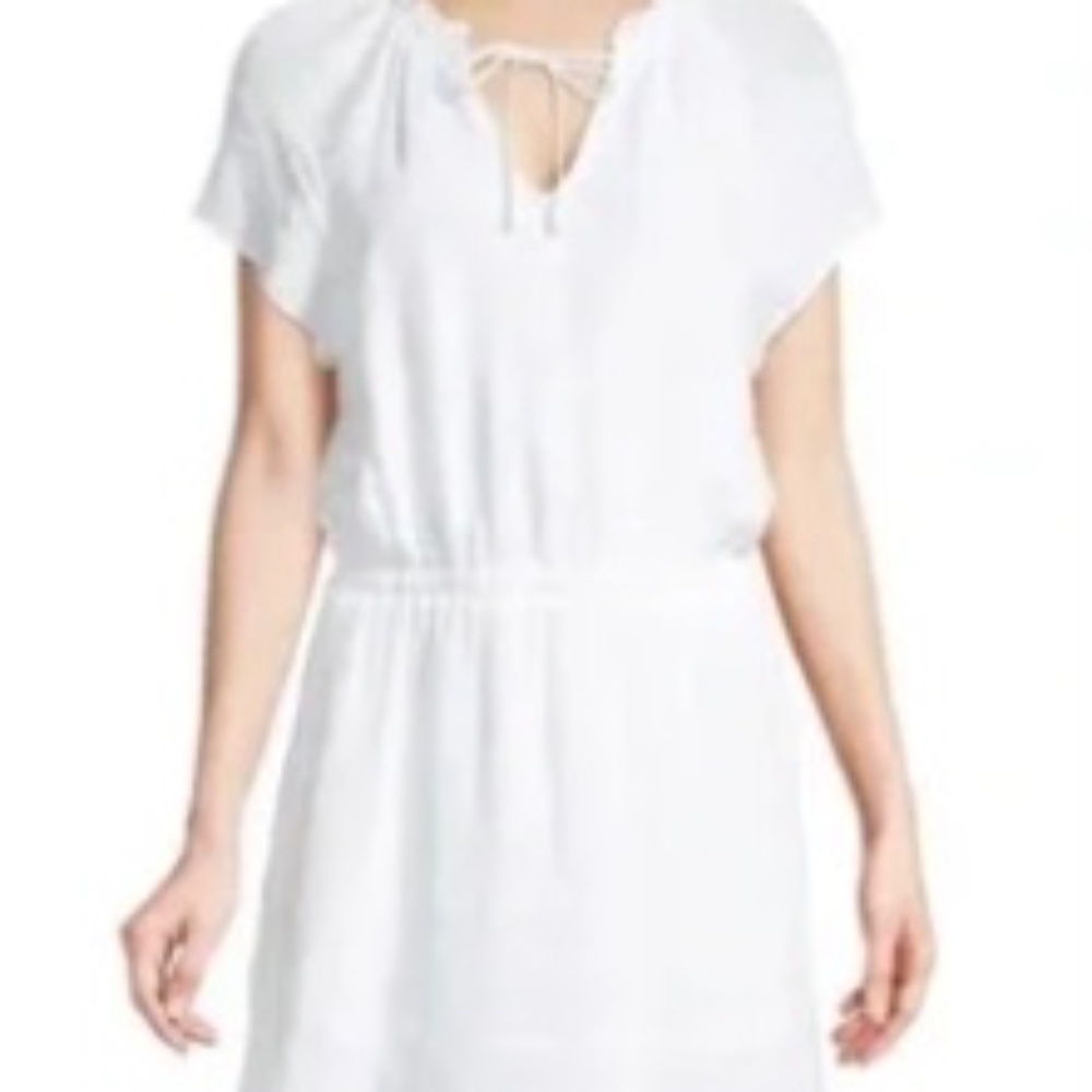 Anthropologie Cloth  & Stone linen dress size M